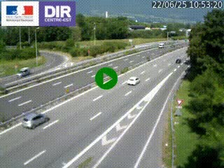 Caméra routière à hauteur de la sortie 15 Chambéry-centre au PK 4,103 en direction d'Albertville