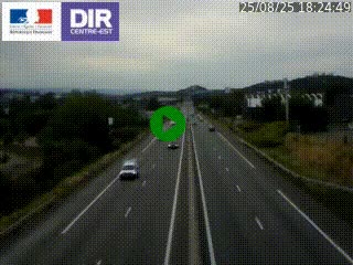 Caméra autoroute à Saint-Etienne (Les Littes) à hauteur du Ikea Saint-Etienne sur l'A72 en direction de Roanne