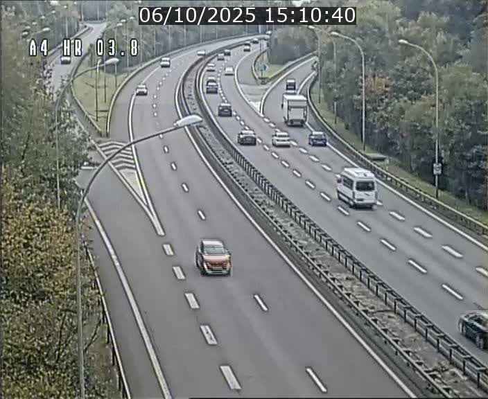 Webcam traffic A4 Luxembourg - BK 3.8 - Leudelange (direction Esch sur Alzette)
