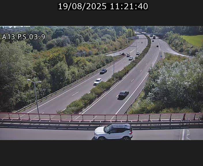 Traffic live webcam Luxembourg Differdange - A13 direction Esch-sur-Alzette - BK 3.9