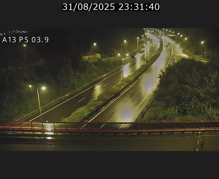 Traffic live webcam Luxembourg Differdange - A13 direction Esch-sur-Alzette - BK 3.9