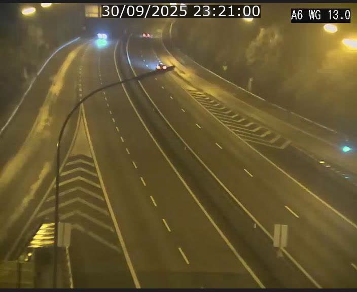 Traffic live webcam Luxembourg Mamer - A6 - BK 13 - direction Luxembourg/France/Allemagne