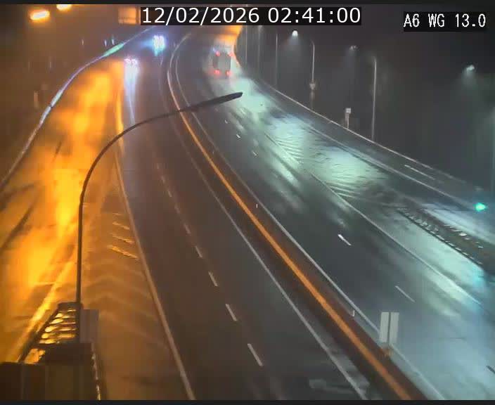 Traffic live webcam Luxembourg Mamer - A6 - BK 13 - direction Luxembourg/France/Allemagne