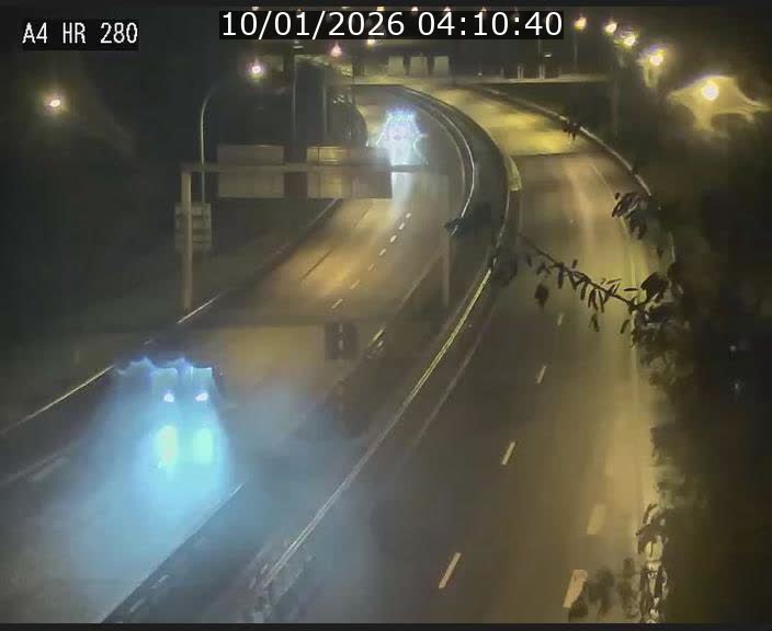 Webcam traffic A4 Luxembourg - BK 0.2 - P+R Bouillon (direction Luxembourg)