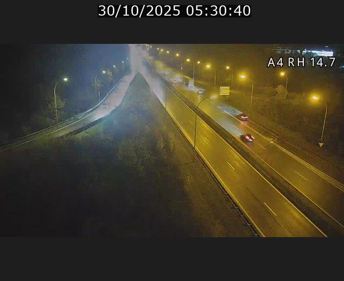 Traffic live webcam Luxembourg Jonction Lankelz - A4 - BK 14.7 - direction Luxembourg