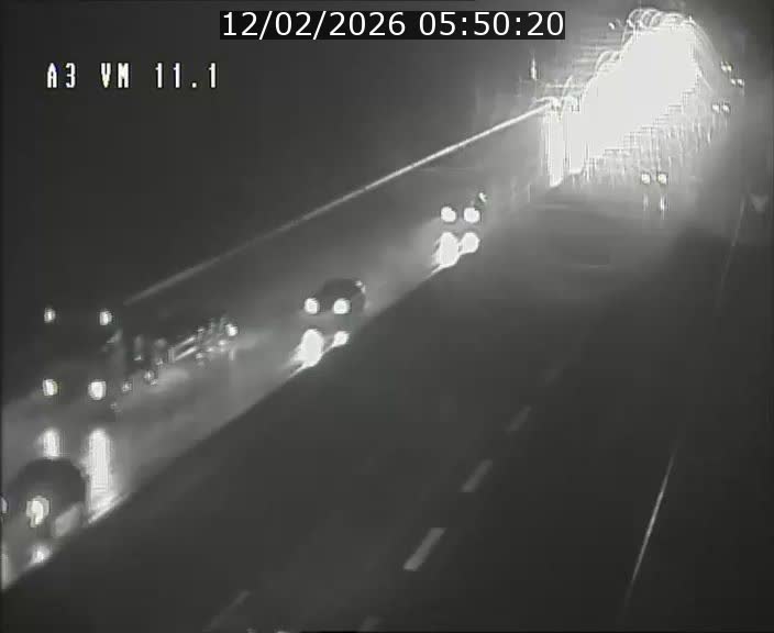 Webcam à la frontière franco-luxembourgeoise, avant la Croix de Bettembourg - BK 11.1 - direction Luxembourg-ville