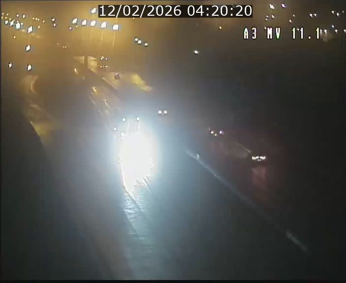 Traffic live webcam Luxembourg Croix de Bettembourg A3 - BK 11.1 - direction Luxembourg-ville