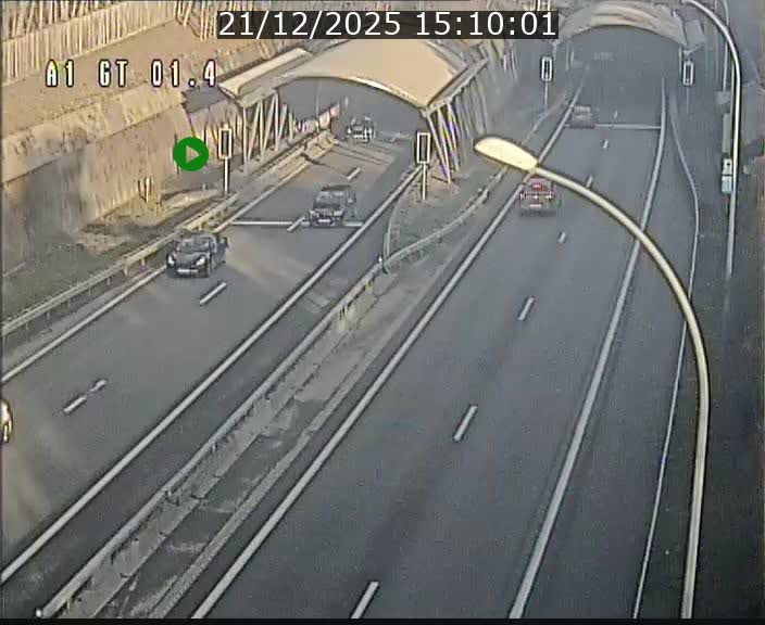 Traffic live webcam Luxembourg Hesperange - A1 direction Kirchberg - BK 1.4