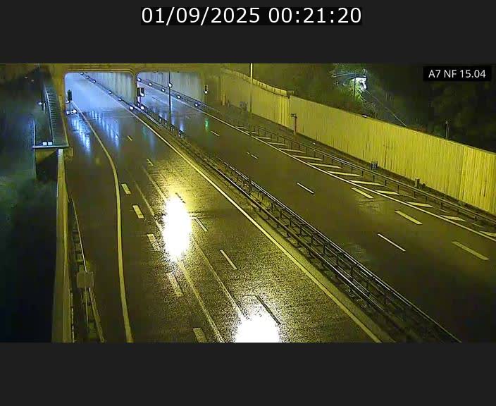 Caméra trafic Luxembourg - A7, Tunnel Mersch, entrée sud, direction Ettelbruck