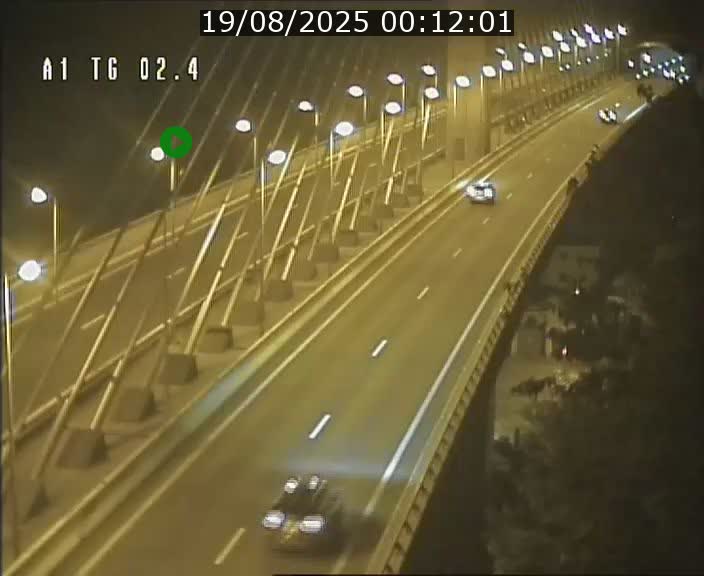 Traffic live webcam Luxembourg Sandweiler - A1 direction Luxembourg-ville - BK 2.4
