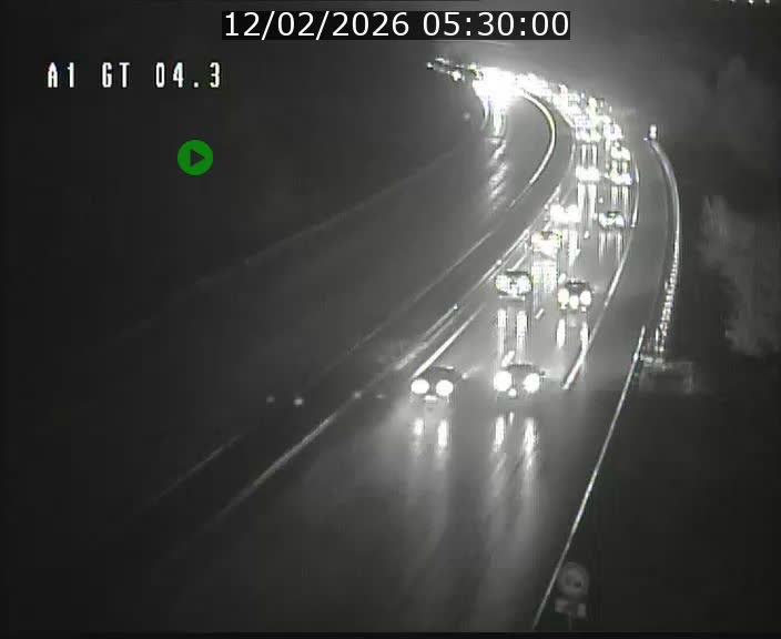 Traffic live webcam Luxembourg Itzig - A1 direction Sandweiler - BK 4.3