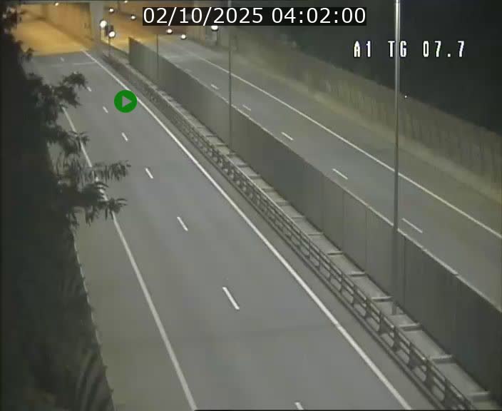 Traffic live webcam Luxembourg Kirchberg - A1 direction Luxembourg-ville - BK 7.7