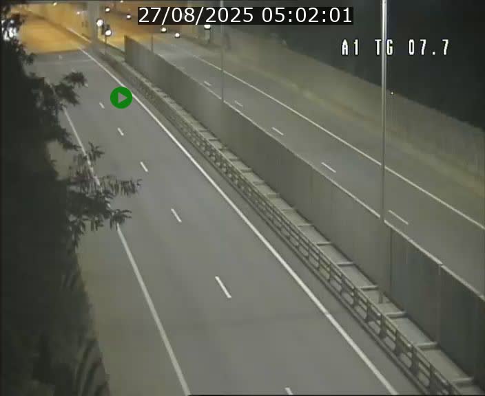 Traffic live webcam Luxembourg Kirchberg - A1 direction Luxembourg-ville - BK 7.7
