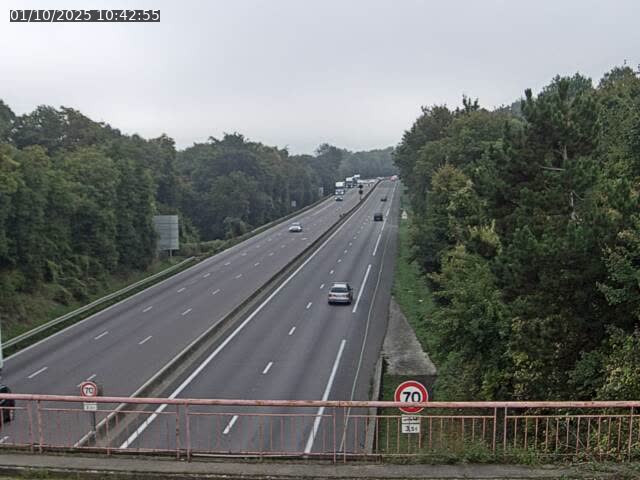 Caméra autoroute France - A33, Houdemont direction Lunéville