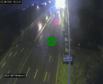 Webcam sur le périphérique de Bordeaux à l'est de la ville. Caméra située sur le Pont Mitterand sur la N230