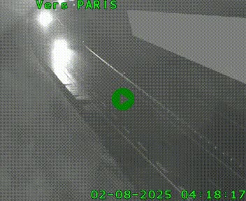 Caméra routière sur l'autoroute A20 à Saint-Pardoux-l'Ortigier, à la jonction avec l'A89. Vue orientée vers Paris