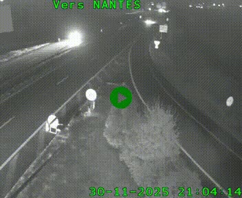 Webcam N147 au nord de Poitiers et à la jonction avec la A10
