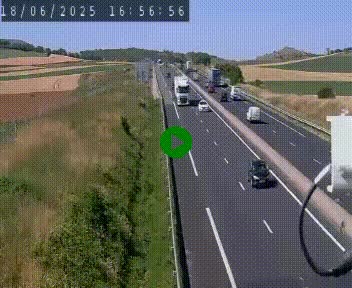 Caméra autoroute A75 à hauteur de Le Crest, en direction de Montpellier