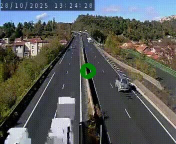 Caméra autoroute A75 à hauteur de Coudes, en direction de Clermont-Ferrand