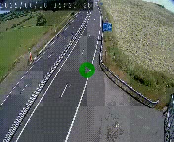 Caméra autoroute A75 à hauteur du col de la Fageole en direction de Clermont-Ferrand