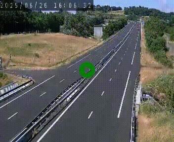Caméra autoroutière France - A75, Coren, en direction de Montpellier