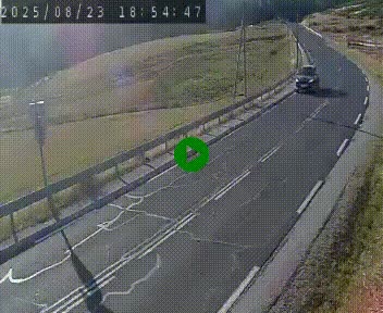 Webcam routière au niveau du col de la Chavade en Ardèche, sur la N102 à 1266 mètres d'altitude