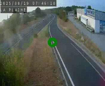 Caméra routière France - N109, Juvignac - La plaine, en direction de Clermont l'Hérault, à la sortie de Montpellier