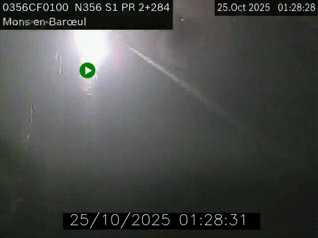 Webcam à l'entrée de Lille en direction du périphérique, à proximité de Mons-en-Baroeul sur la N356