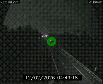 Webcam sur le périphérique de Rennes (N136) à hauteur du quartier Bréquigny, au sud de la ville