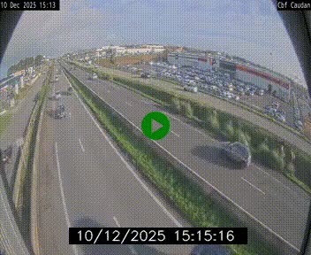Webcam sur la N165 à hauteur de Caudan, dans le Morbihan.