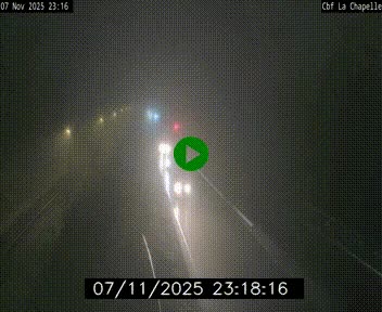 Webcam sur le périphérique de Nantes (N844) à hauteur de Porte de la Chapelle, au nord de la ville
