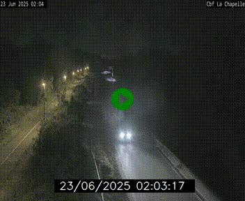 Webcam sur le périphérique de Nantes (N844) à hauteur de Porte de la Chapelle, au nord de la ville
