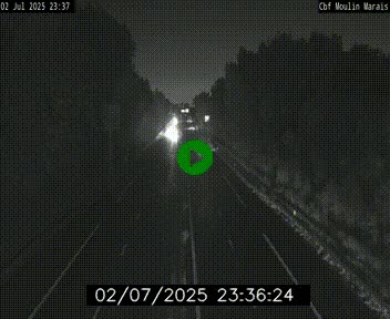 Webcam sur le périphérique de Nantes (N844) entre la Porte de Saint-Luce et la Porte d'Anjou, à l'est de la ville