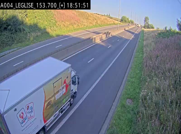 Webcam autoroute E411 à hauteur de Léglise, en direction de Luxembourg
