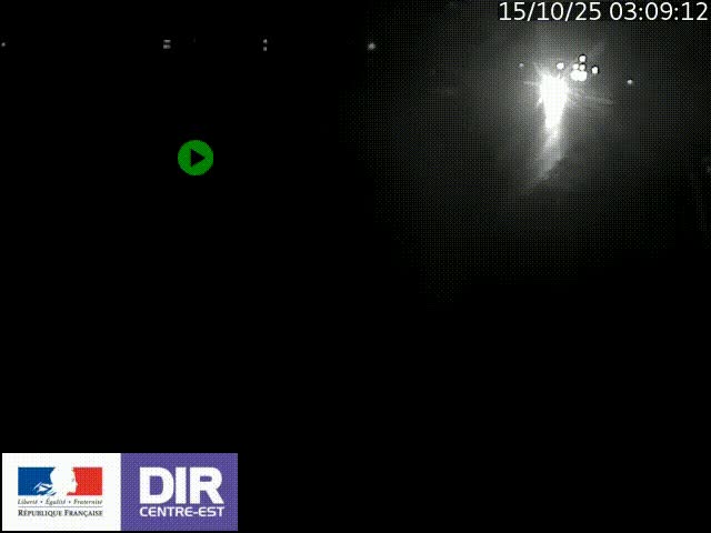 Webcam sur le quai Parjot à Vienne, aux Portes de Lyon, sur la Nationale 7, à la jonction avec le boulevard du Rhône-nord (D1407), caméra orientée vers Lyon