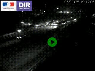Webcam sur la Nationale 201 à hauteur de la sortie Chambéry-Nord, avant à la jonction entre l'A41 et l'A43, en direction de Lyon