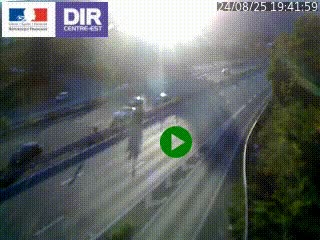 Webcam sur la Nationale 201 à hauteur de la sortie Chambéry-Nord, avant à la jonction entre l'A41 et l'A43, en direction de Lyon