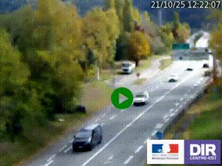 Webcam info trafic à proximité de Vizille sur la N85, au niveau du point de vue du Saut du Moine à Champagnier