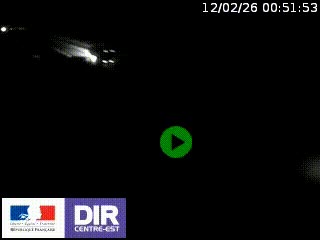 Webcam au niveau du col de Bois Clair à hauteur de Cluny sur la N79. Vue orientée vers Mâcon