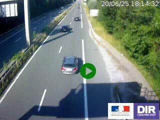 Webcam sur la nationale N90 à Gilly-sur-Isère, en direction et à proximité d'Albertville