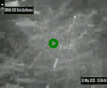 Webcam routière à hauteur de Bois-Guillaume en périphérie de Rouen. Vue orientée vers Rouen