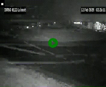 Webcam en périphérie de Chartres sur la N123, à hauteur de Luisant. Vue orientée vers Chartres