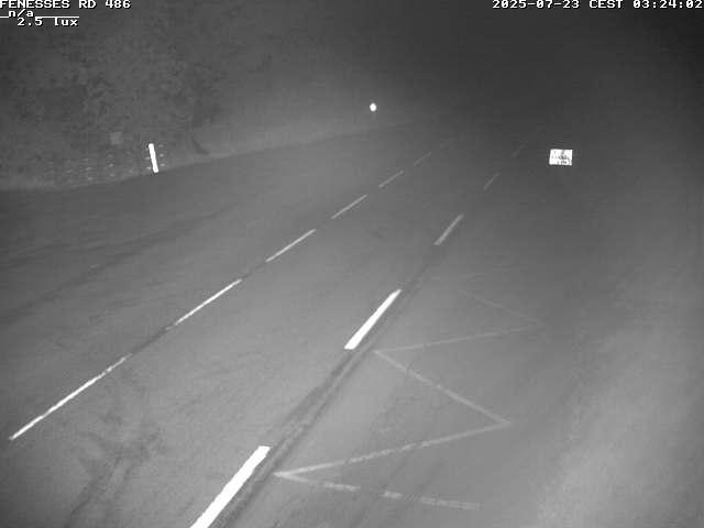 Webcam en haut du col des Fenesses, aussi appelé col du Ménil sur la D486 à 593 mètres d'altitude dans les Vosges