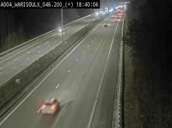 Webcam autoroute Belgique - Warissoulx - E411 - BK 46.2