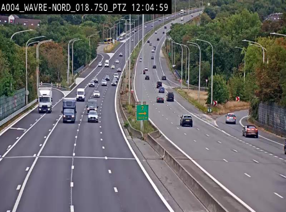 Webcam traffic E411(A4) - BK 18.7 - Bierges (Wavre Nord)