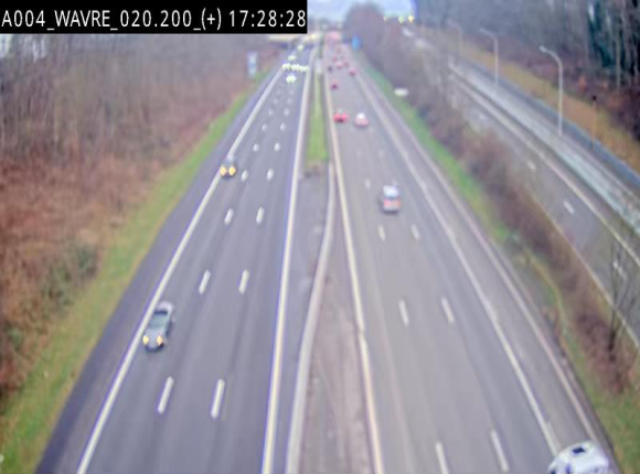 Webcam @ Wavre-sud KP 19.6, A4/E411