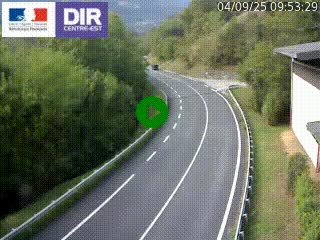Caméra trafic sur la N90 à Bourg-Saint-Maurice, en provenance d'Aoste et en direction d'Albertville