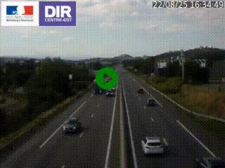 Caméra autoroute à Saint-Etienne (Les Littes) à hauteur du Ikea Saint-Etienne sur l'A72 en direction de Roanne