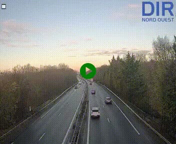Webcam sur le périphérique de Caen (N814) à l'est de la ville, à Mondeville hauteur de la sortie 2, Presqu'île-Rives de l'Orne, au bout de l'autoroute A13
