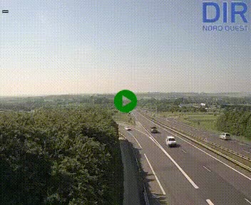 Webcam au début de l'A84 sur le périphérique Ouest de Caen (N814) à hauteur de la sortie 9, Porte de Bretagne